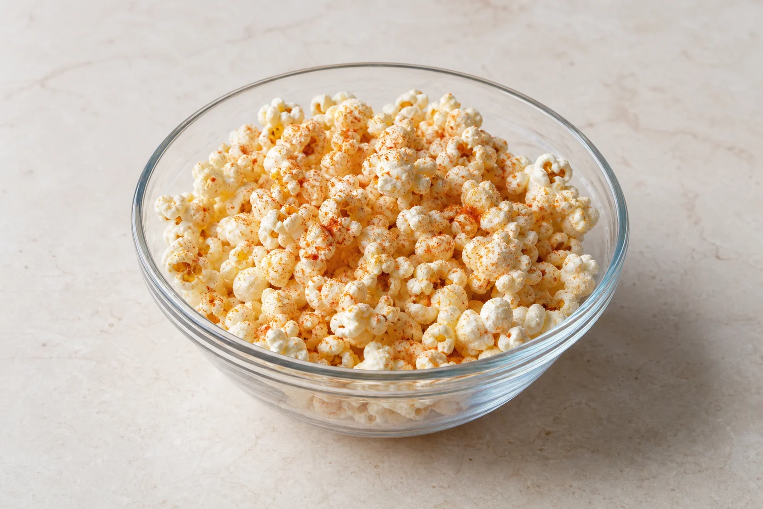 Air-popped popcorn