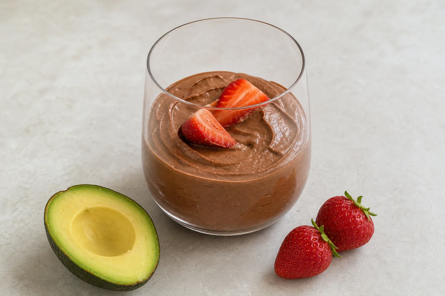 Avocado chocolate mousse