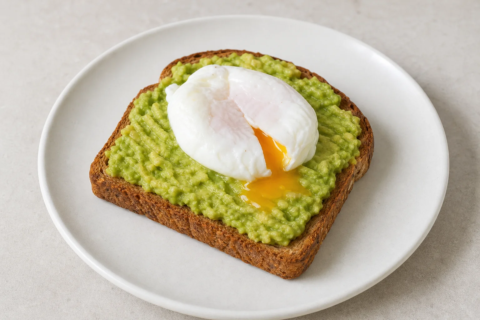 Avocado toast with egg