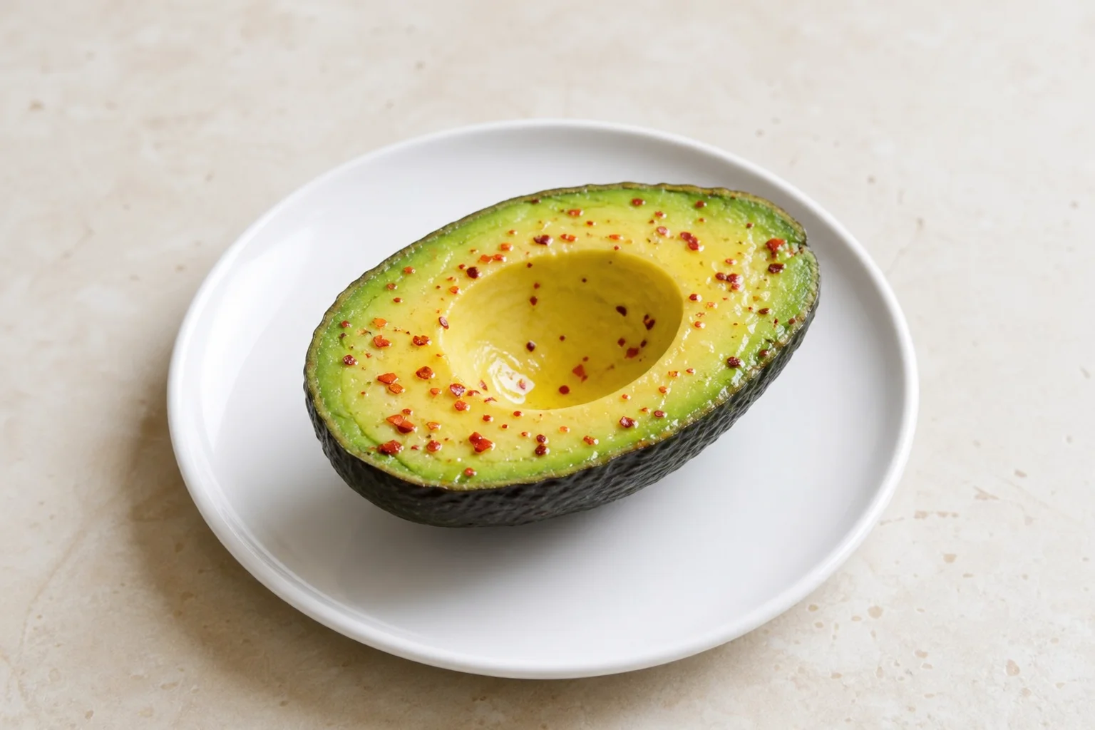 Avocado with chilli and lime