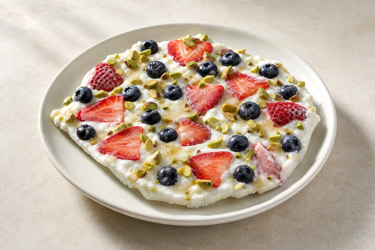 Berry yogurt bark breakfast