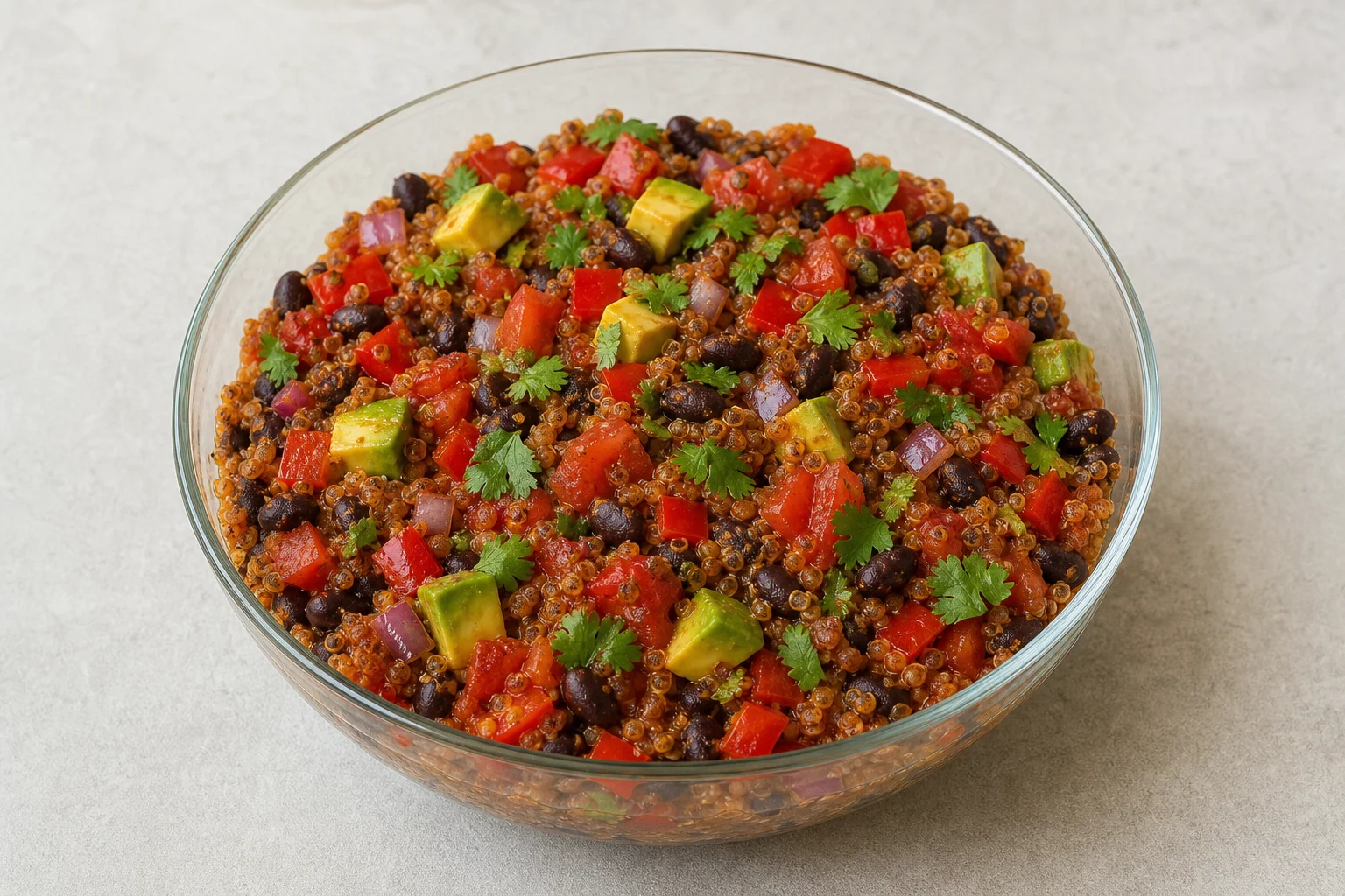 Black bean and quinoa chilli