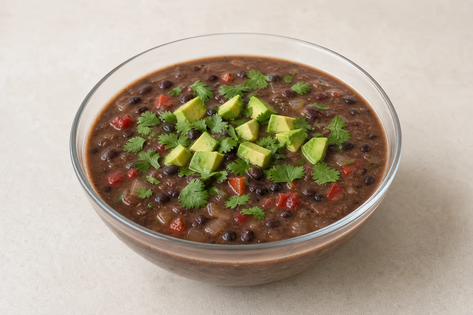 Black bean soup
