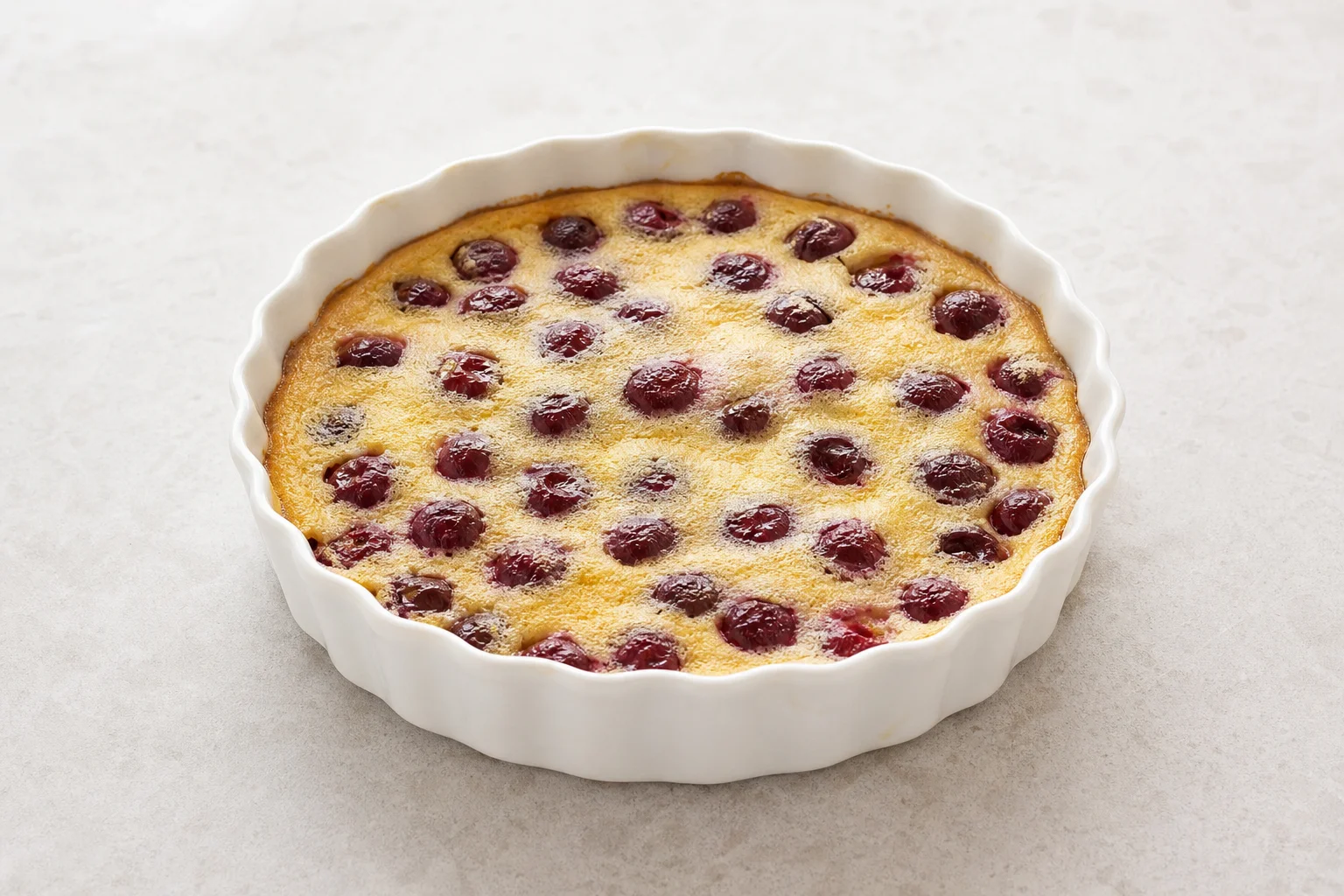 Cherry clafoutis