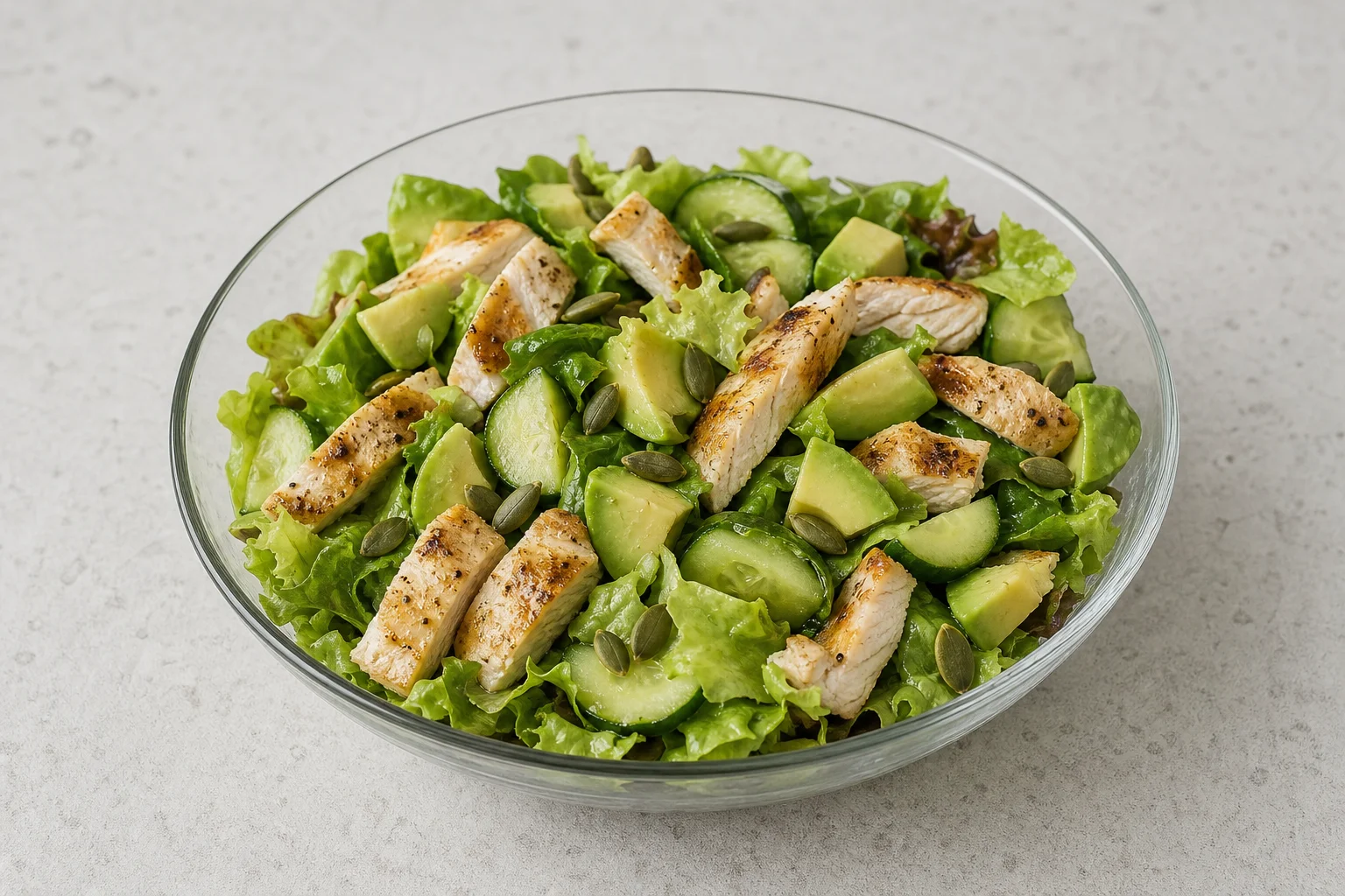 Chicken and avocado salad