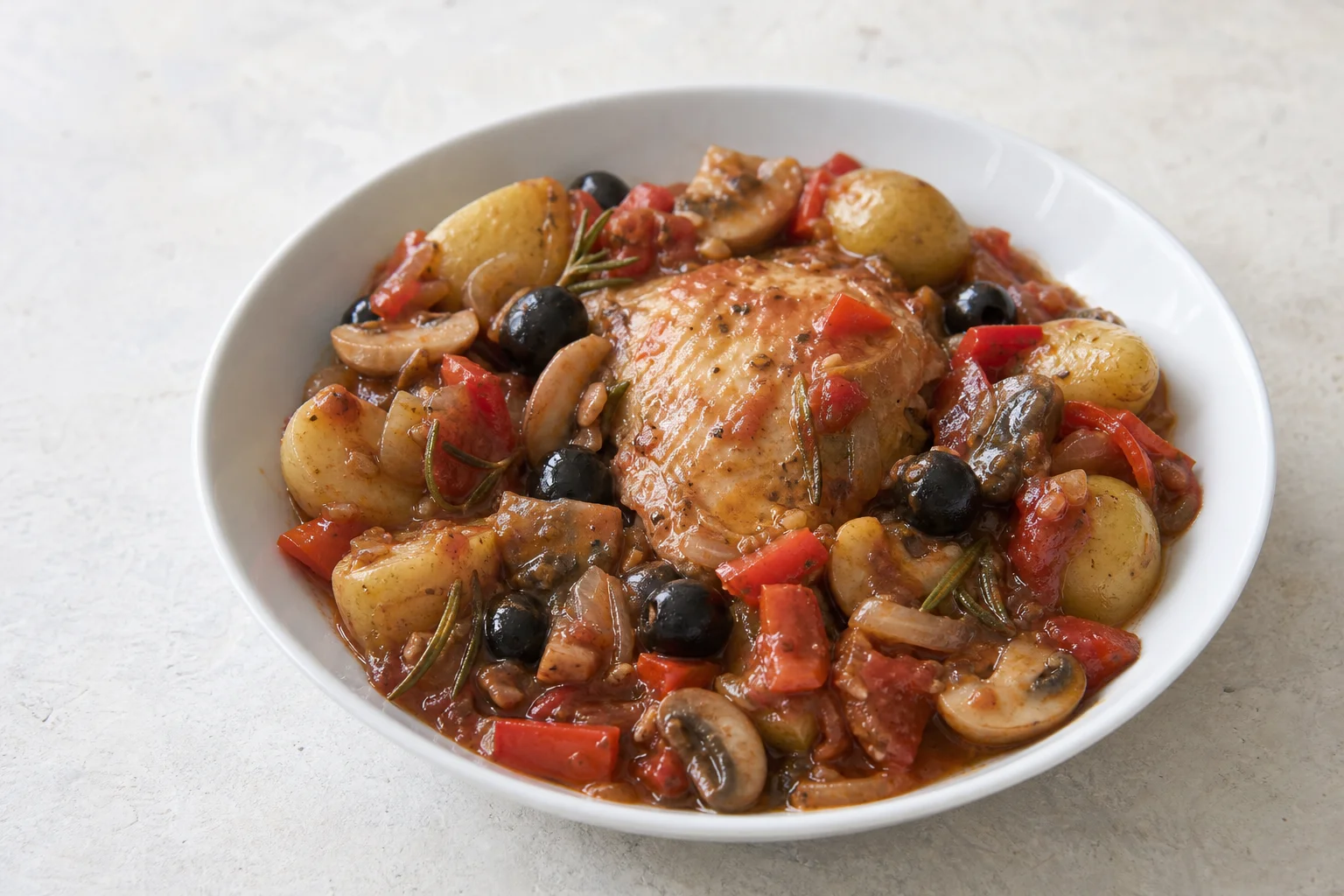 Chicken cacciatore