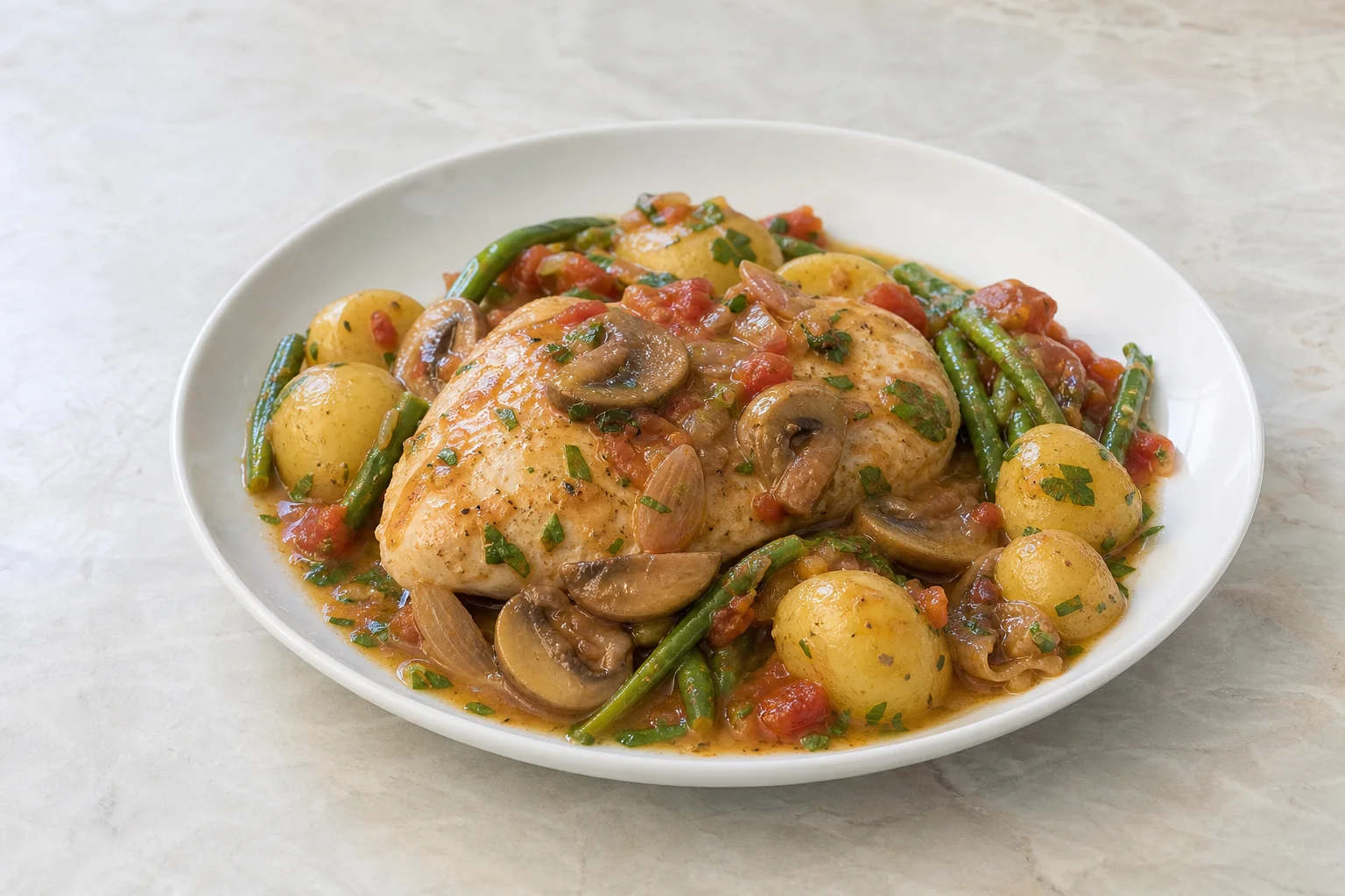 Chicken chasseur