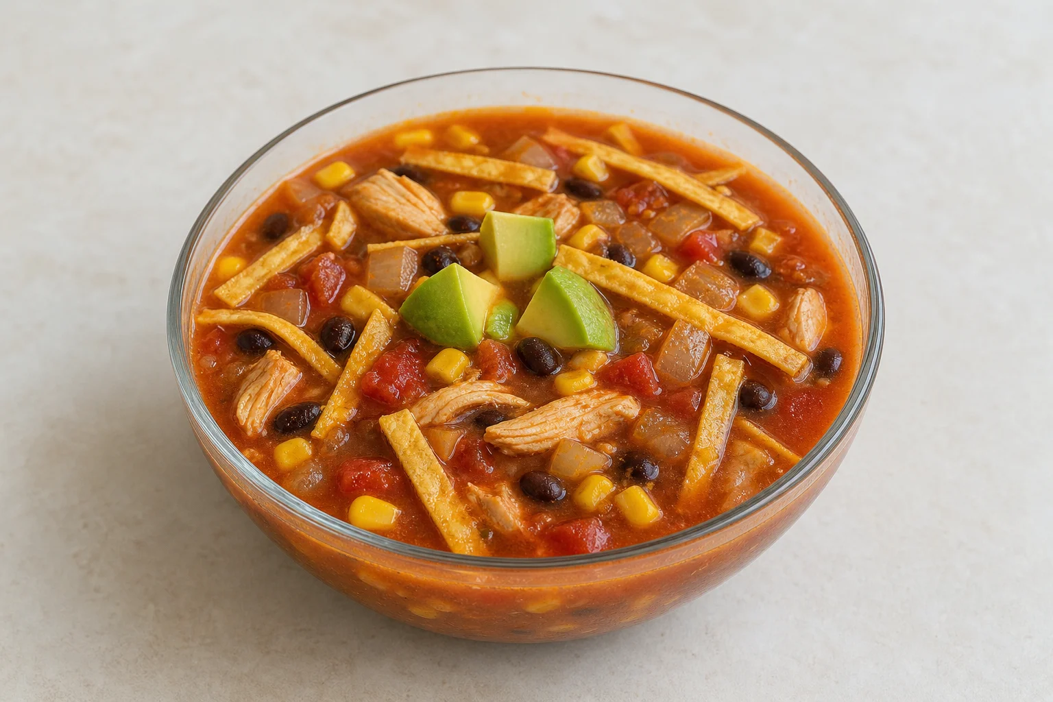 Chicken tortilla soup