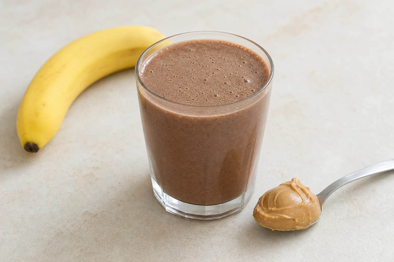 Chocolate peanut smoothie