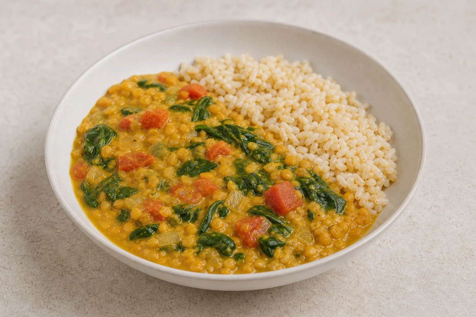 Coconut lentil curry