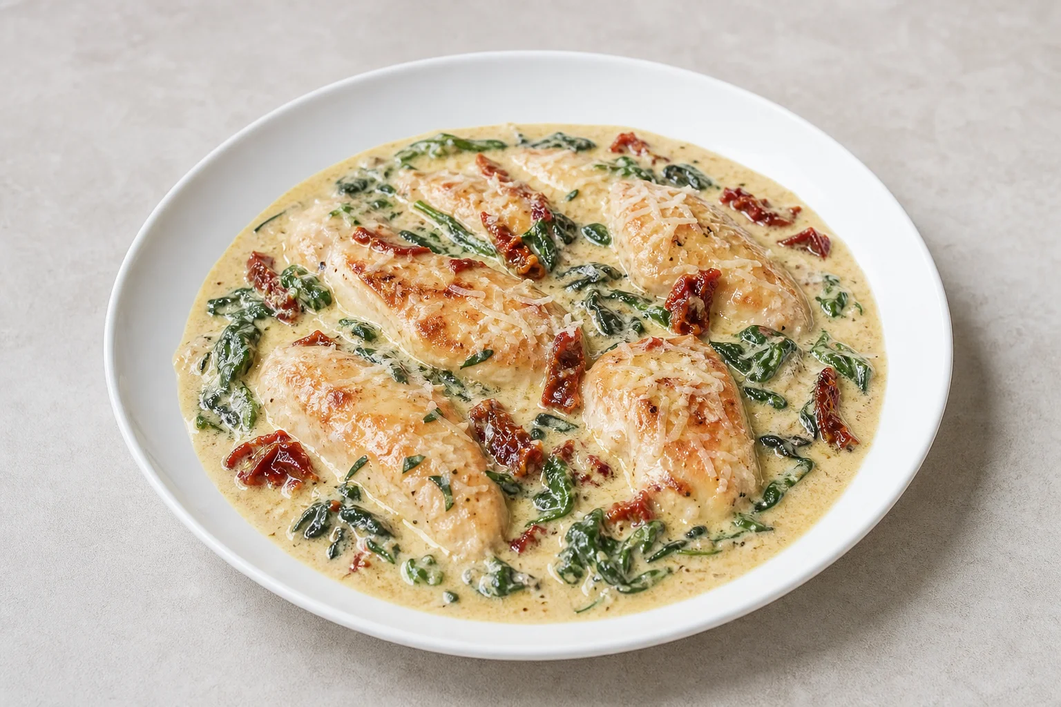 Creamy Tuscan chicken