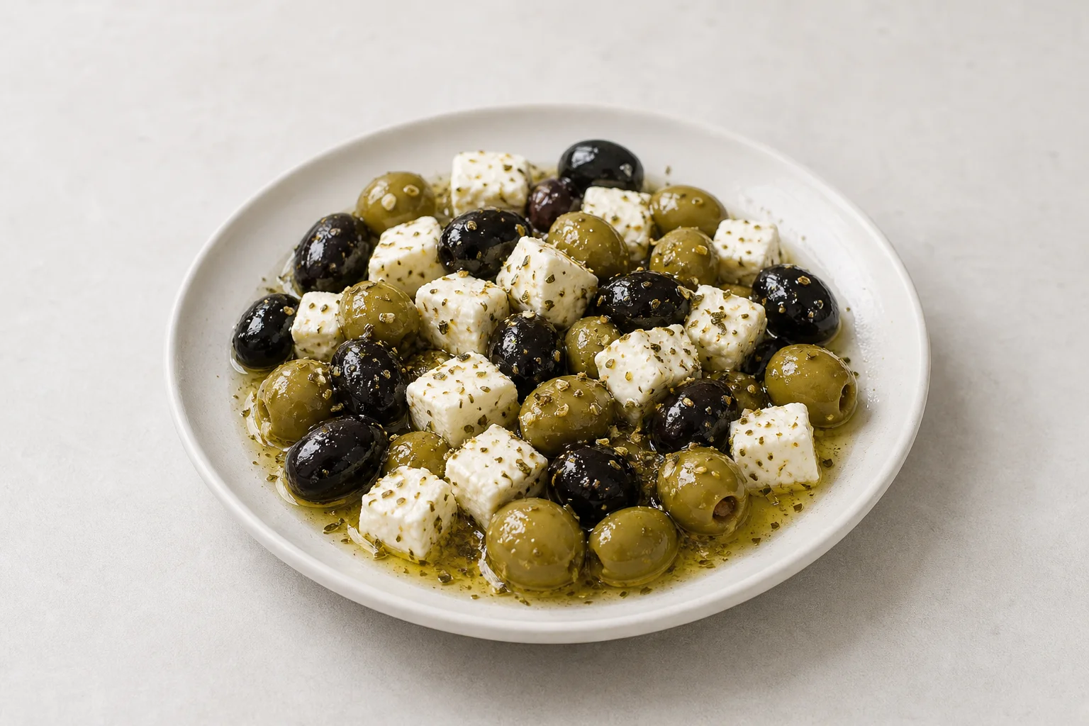 Feta and olives
