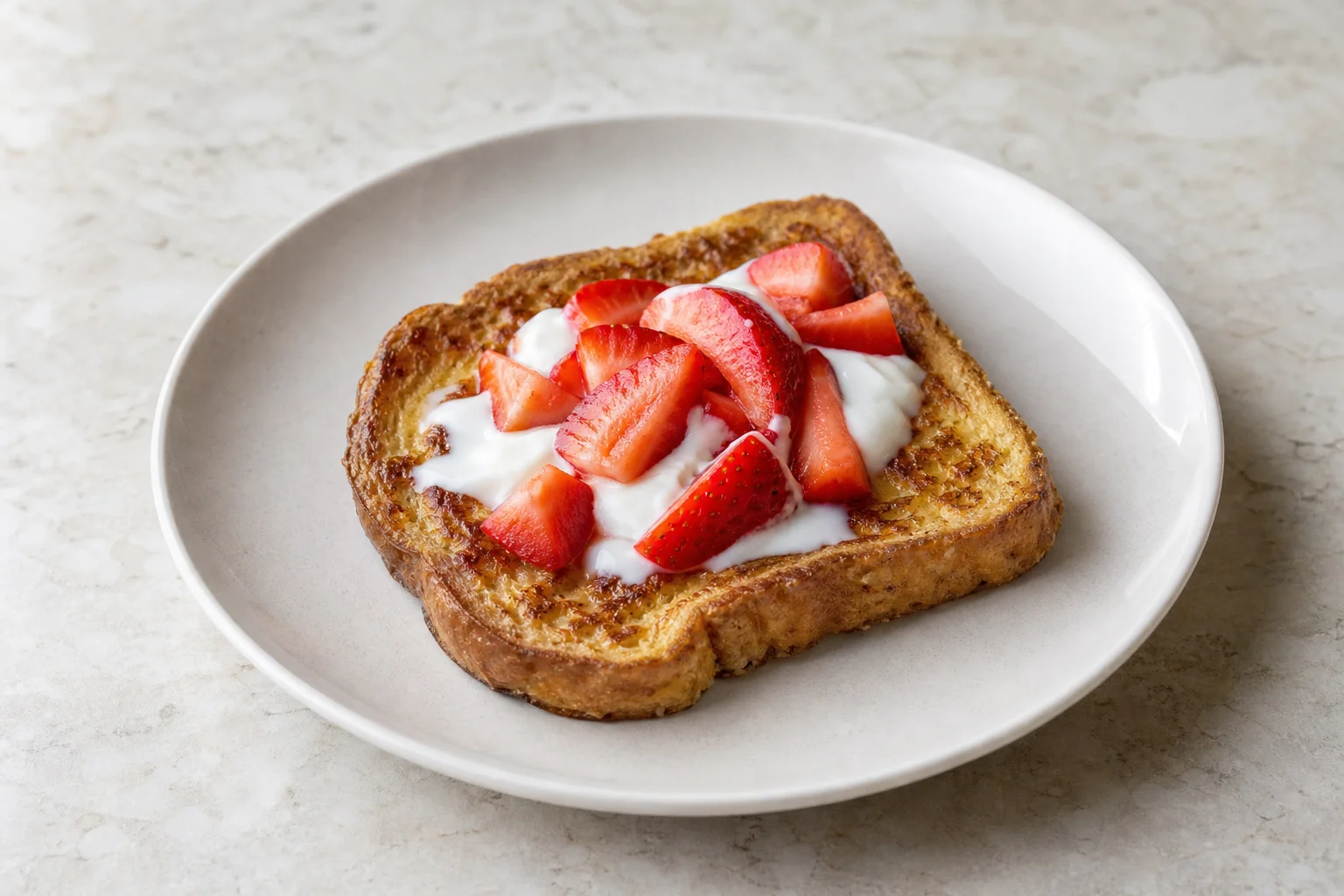 French toast with berries