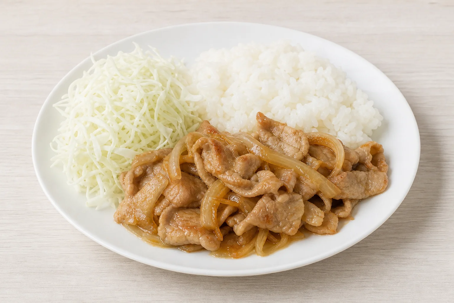 Ginger pork (shogayaki)