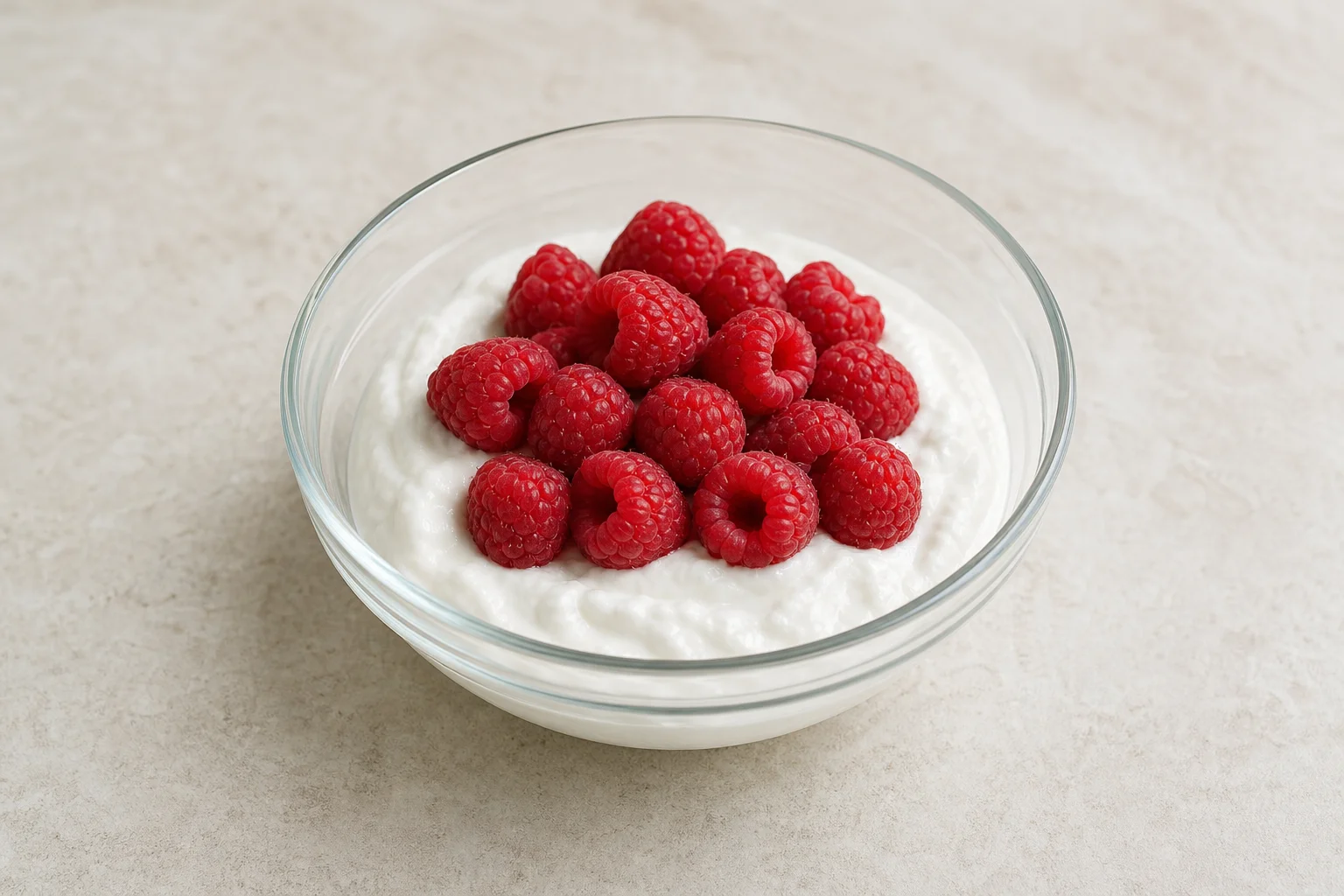 Greek yogurt with berries