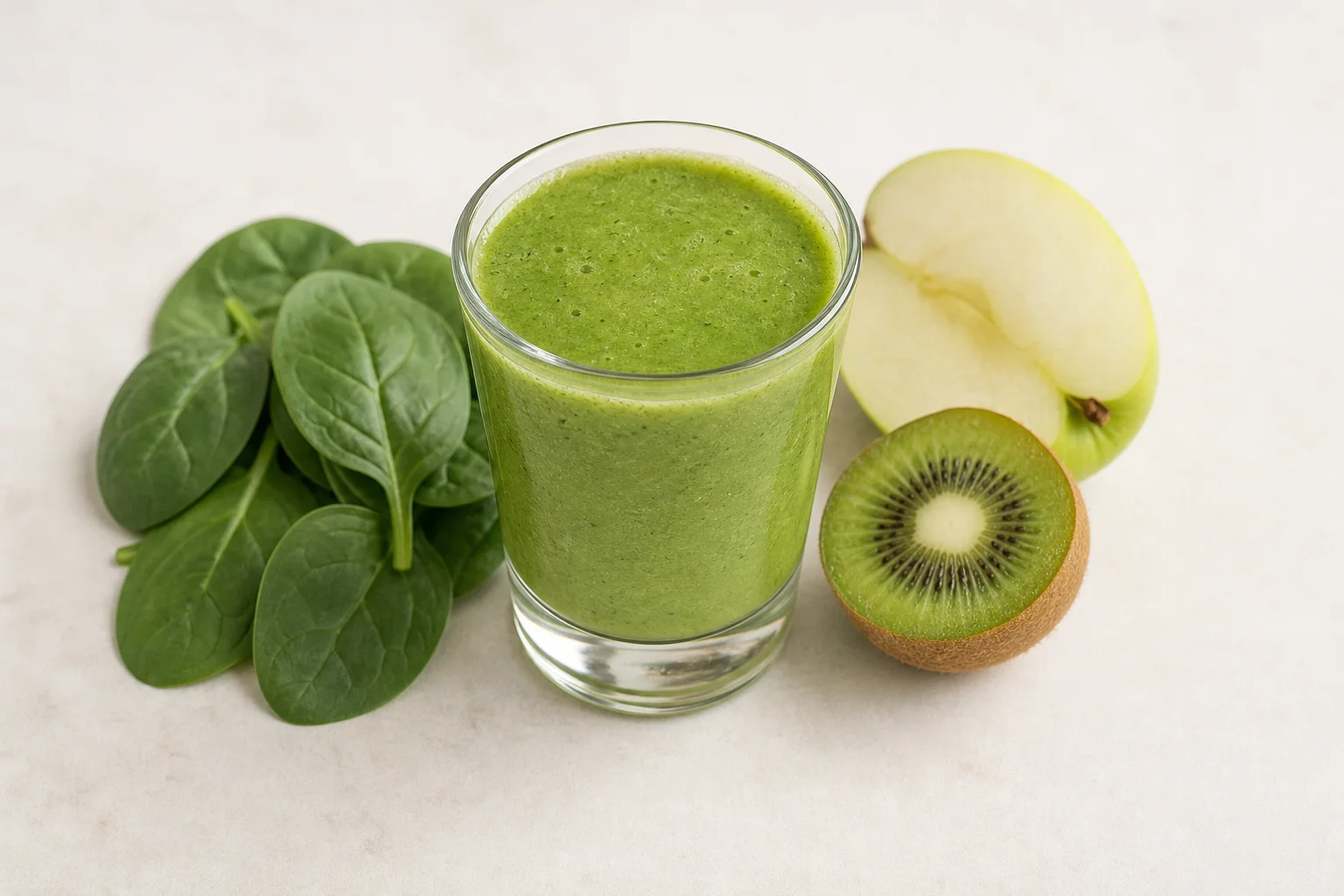 Green smoothie shot