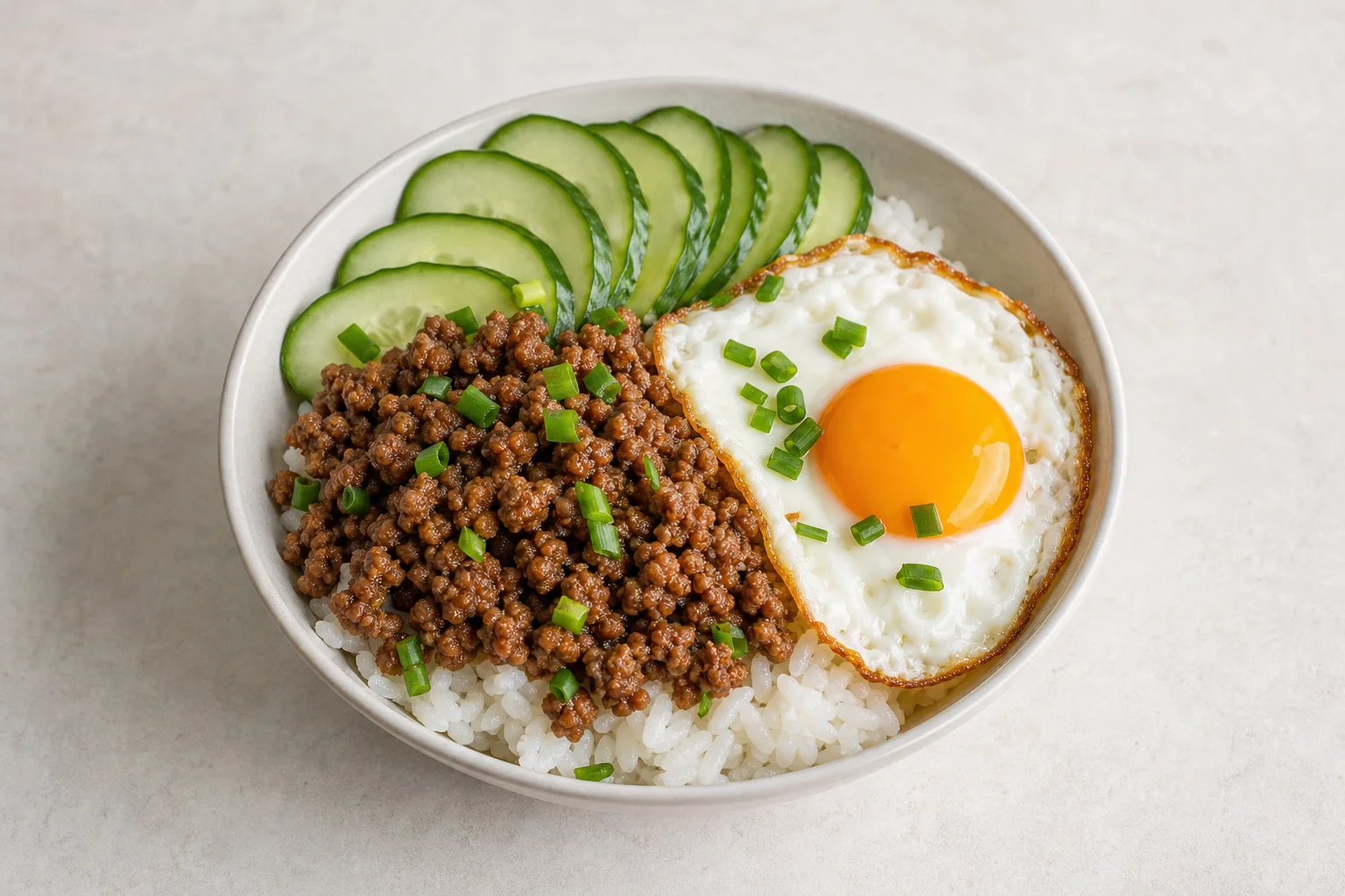 Korean-style beef rice bowl