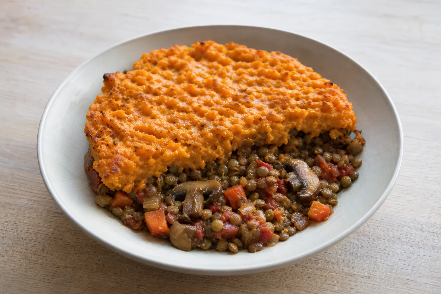 Lentil shepherd's pie