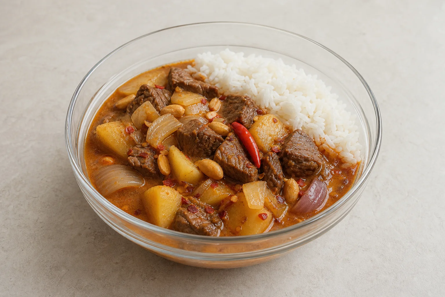Massaman beef curry
