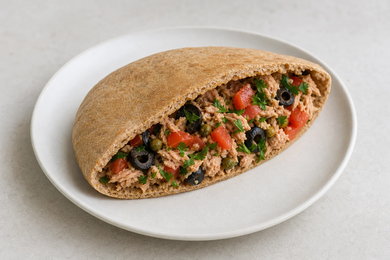 Mediterranean tuna pitta