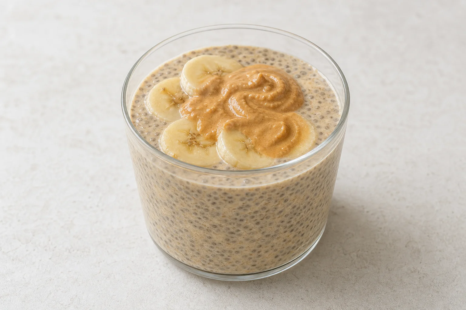 Peanut butter chia pudding
