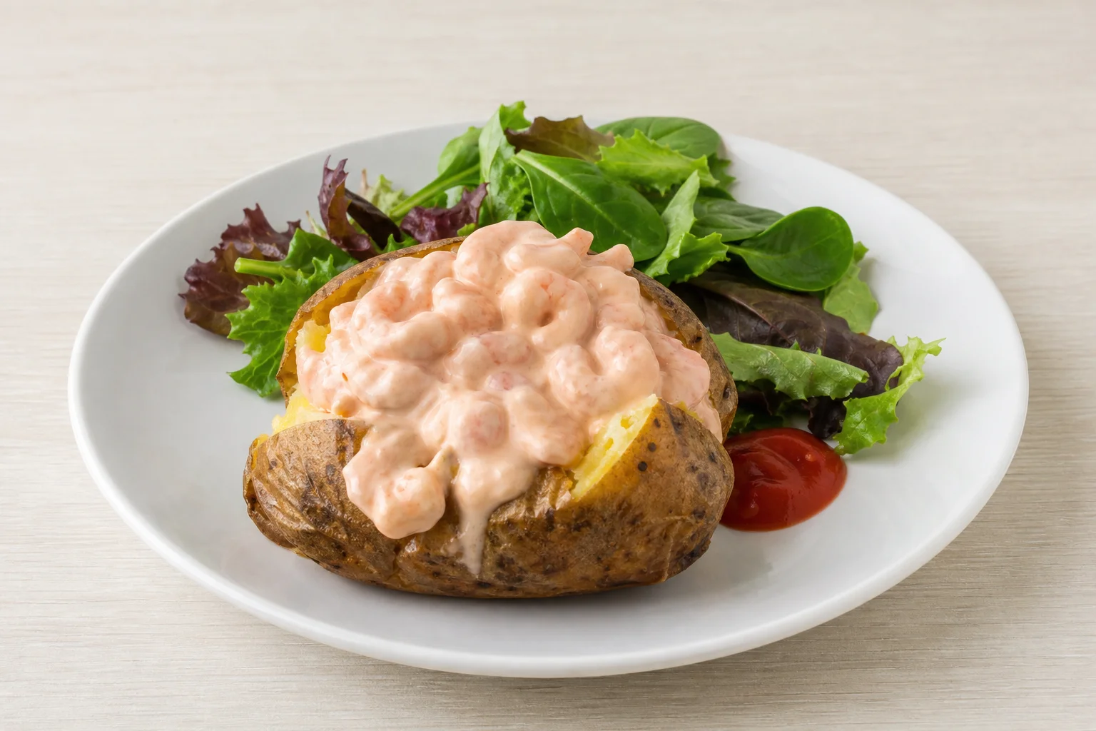 Prawn cocktail jacket potato