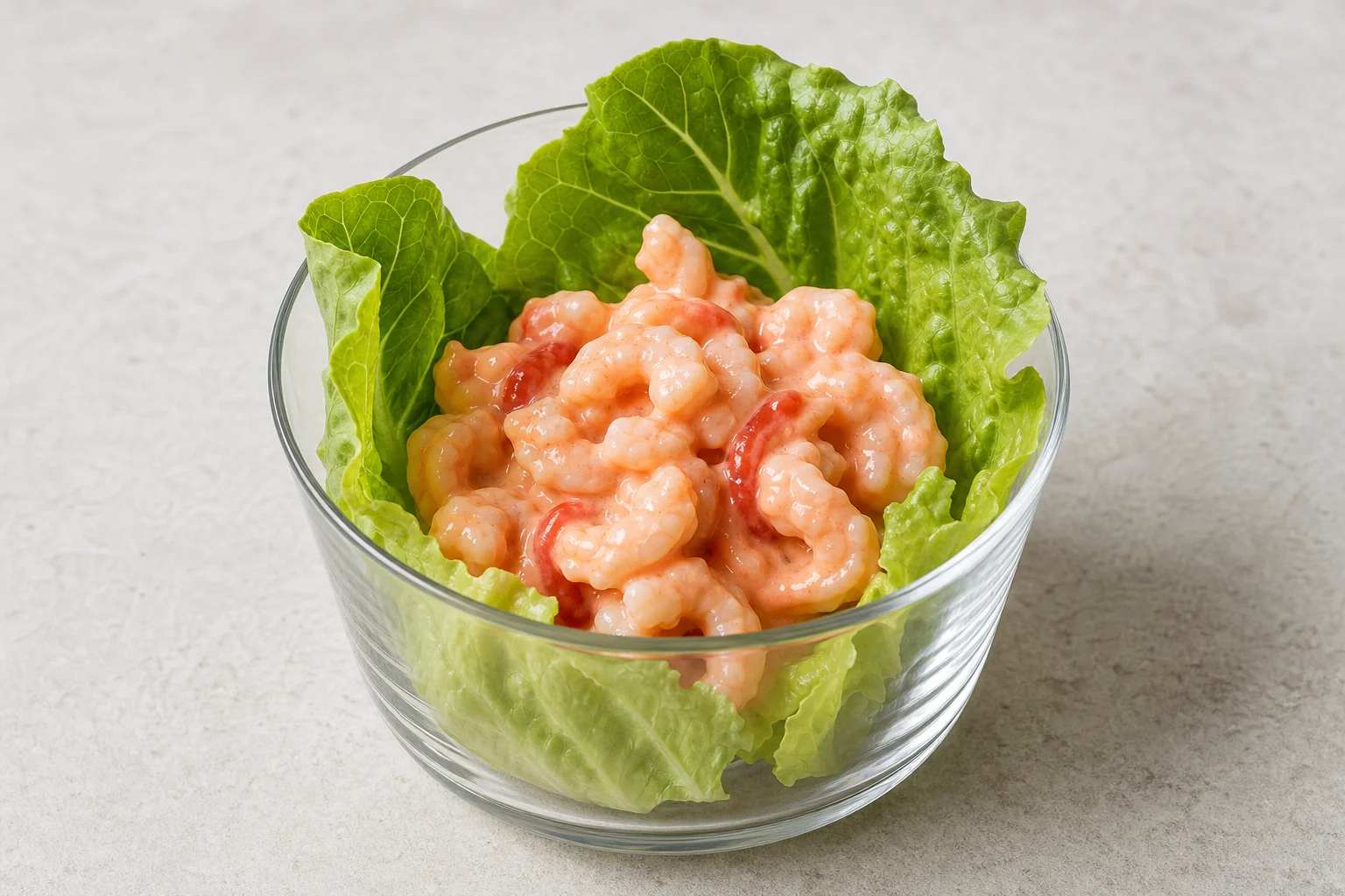 Prawn cocktail lettuce cups