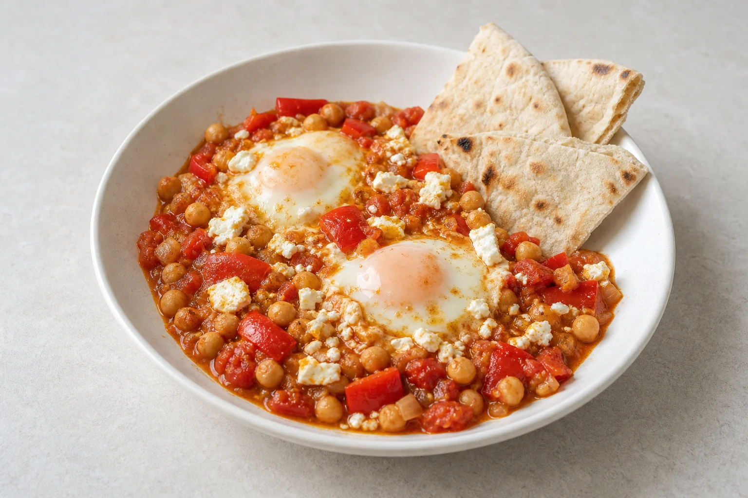 Shakshuka with chickpeas