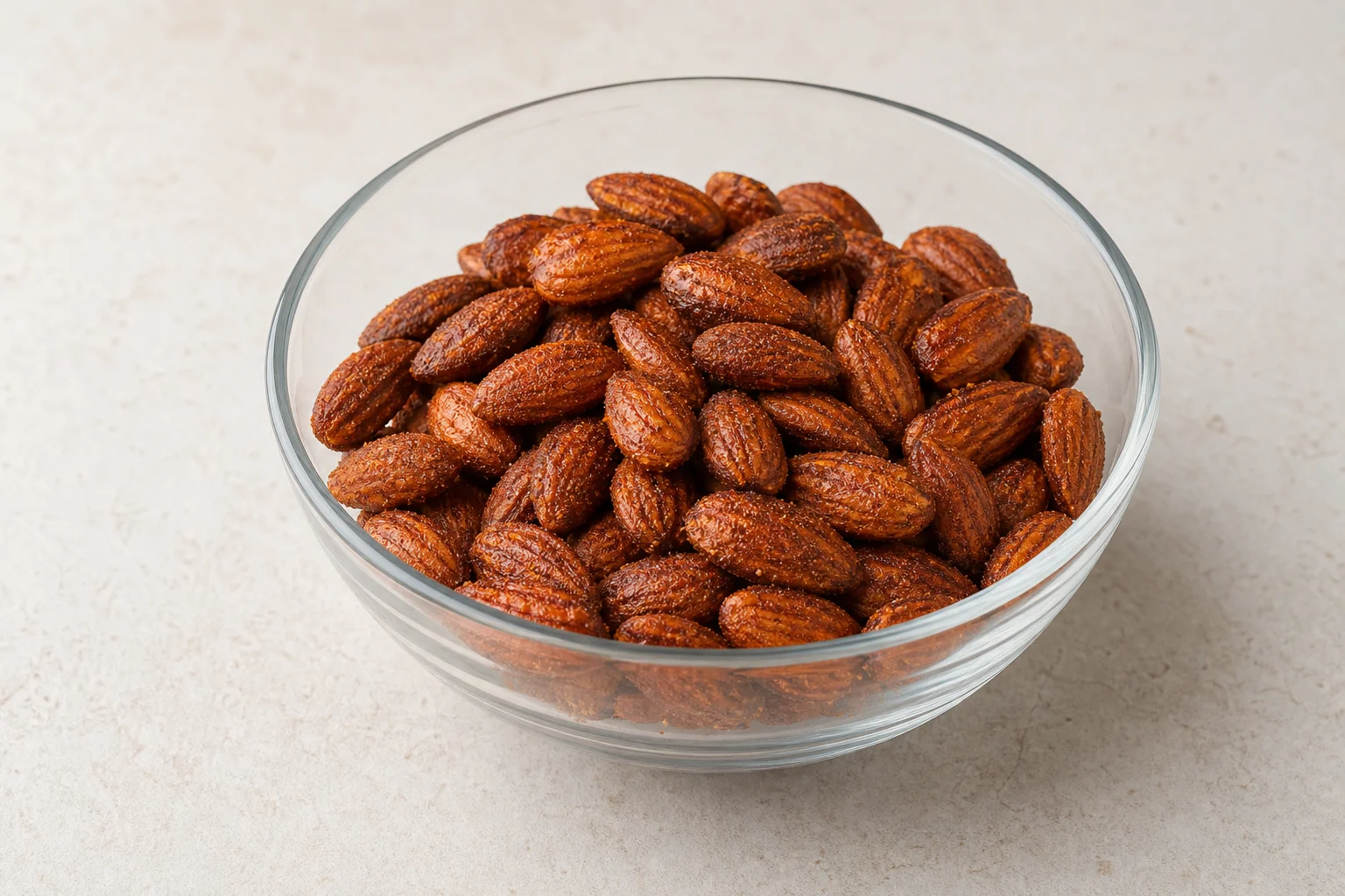 Spiced roasted almonds