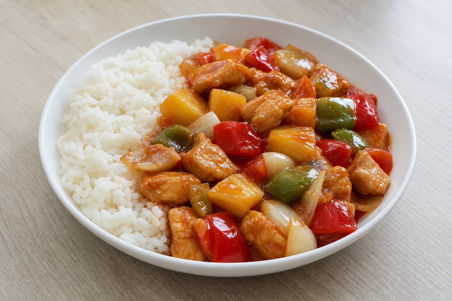 Sweet and sour chicken