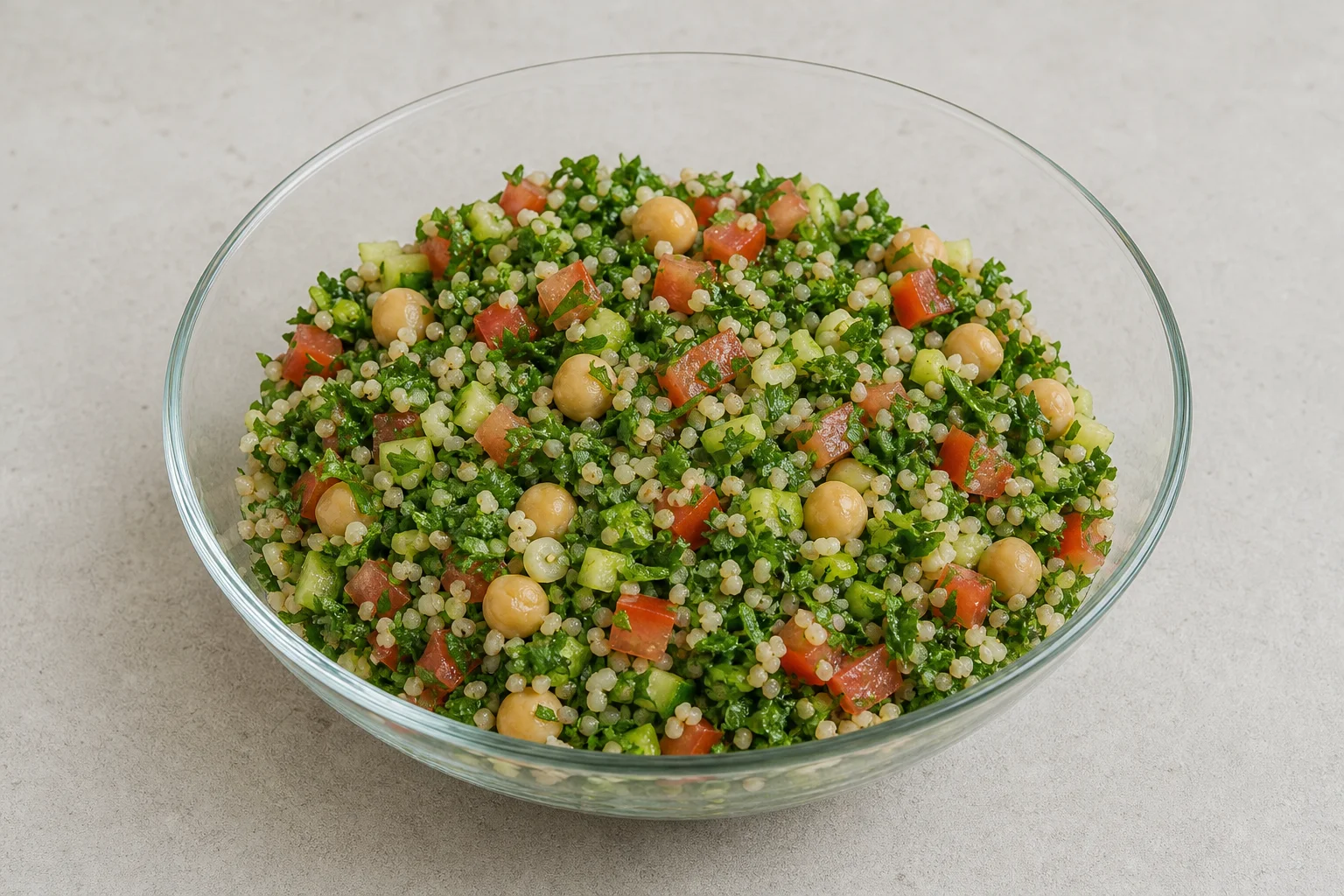 Tabbouleh with chickpeas