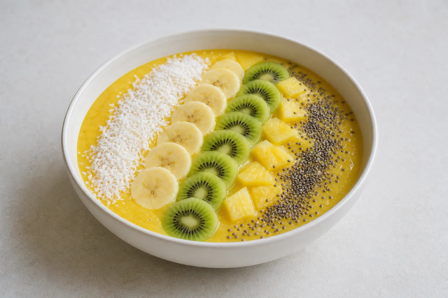 Tropical smoothie bowl