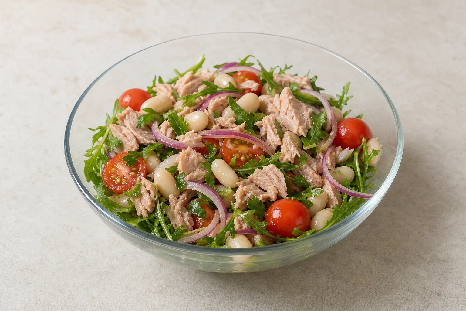 Tuna and white bean salad