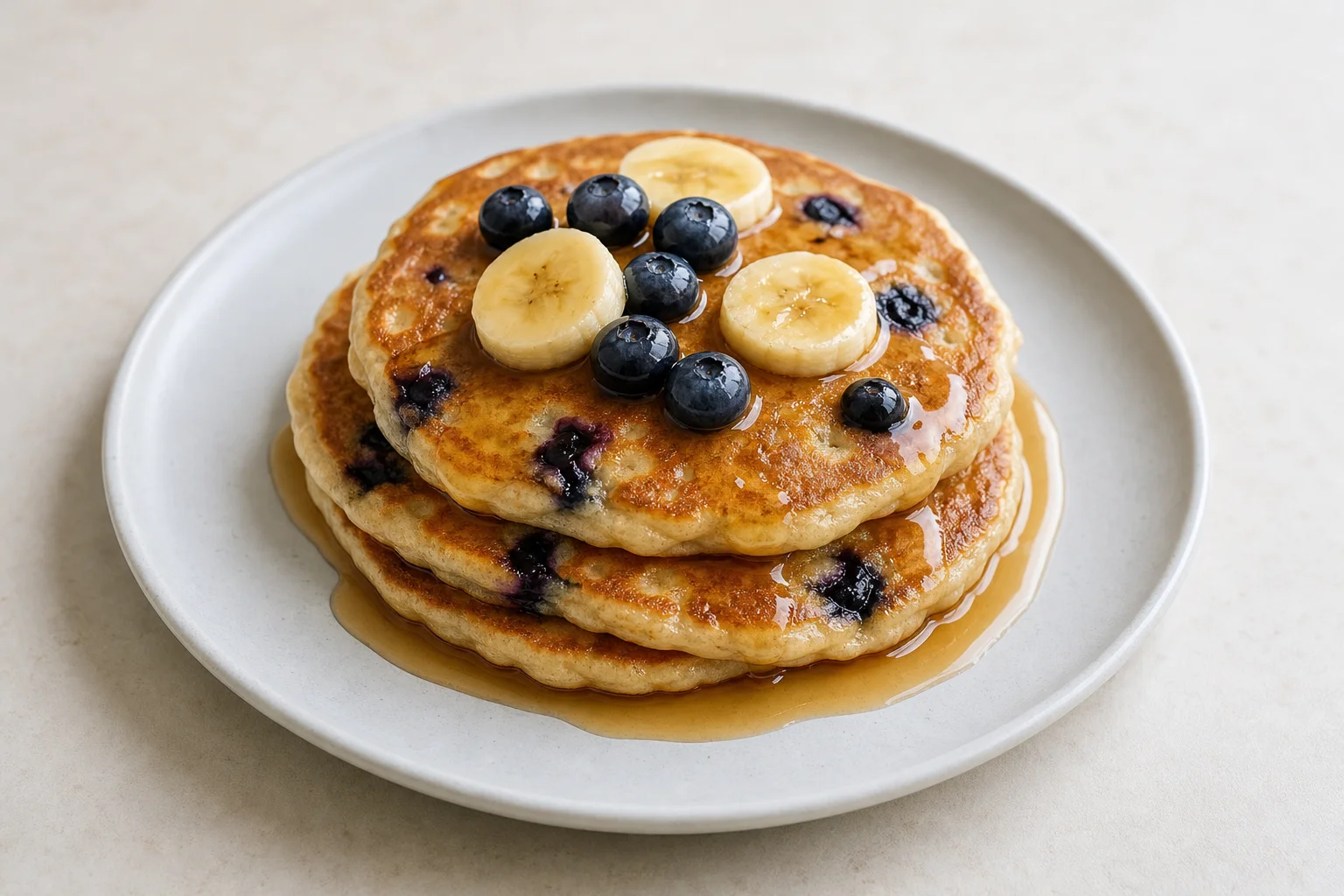 Vegan banana pancakes