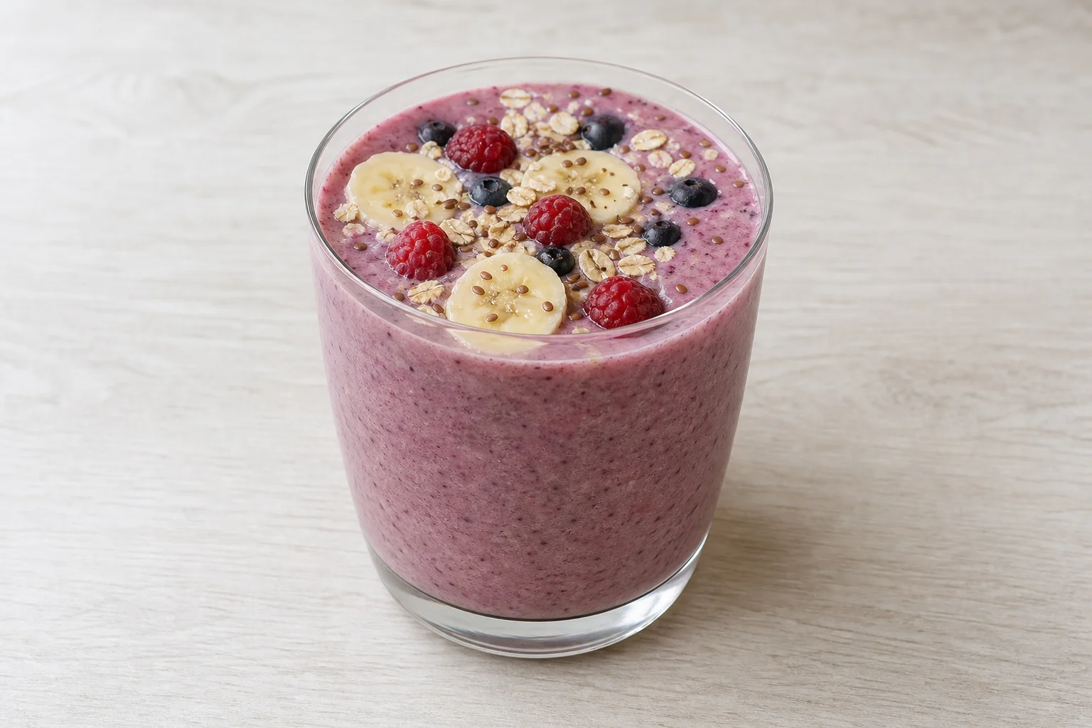Vegan berry smoothie
