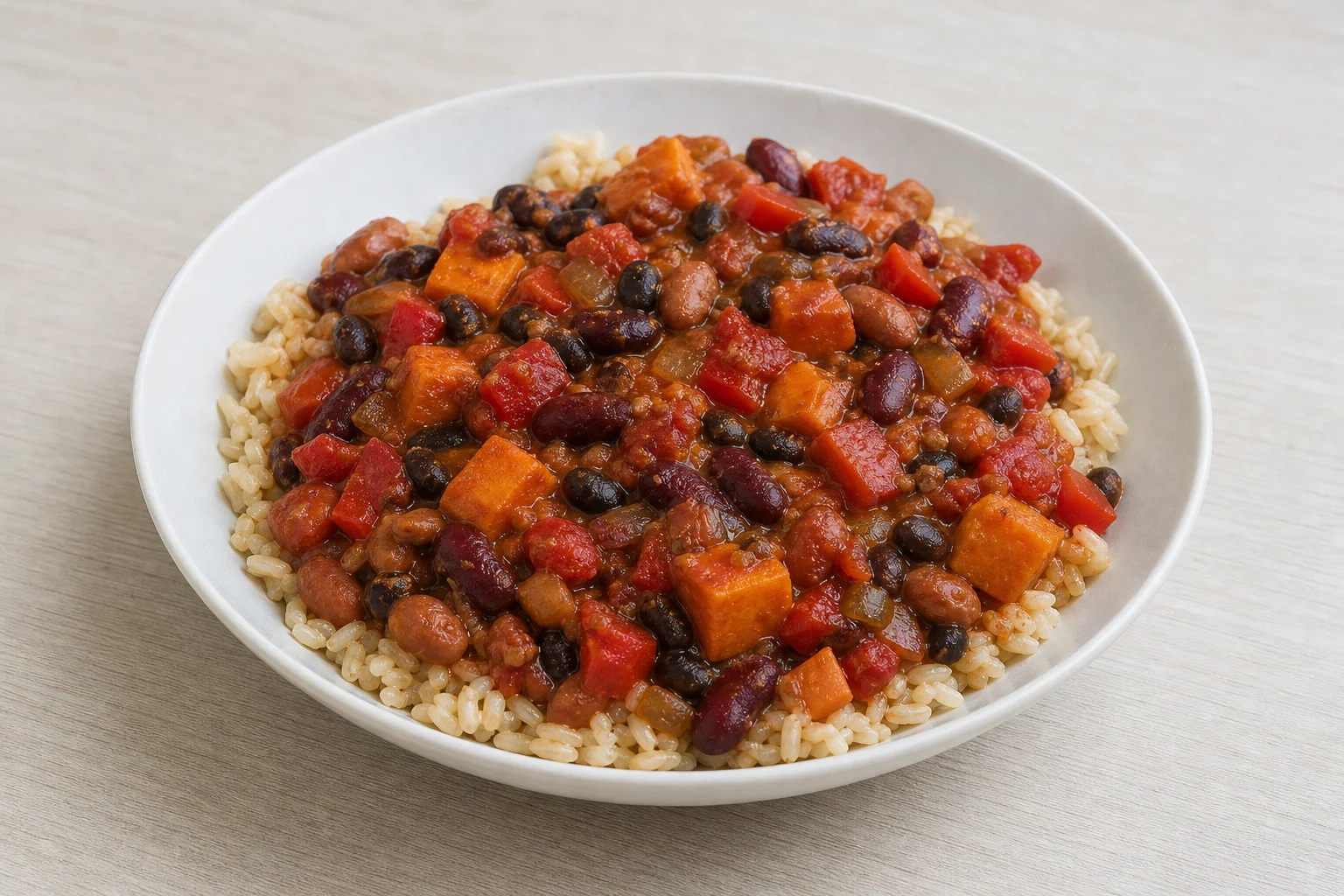 Vegan chilli sin carne