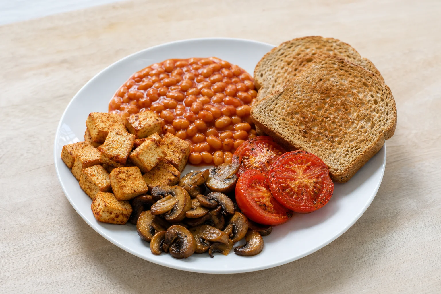 Vegan full breakfast