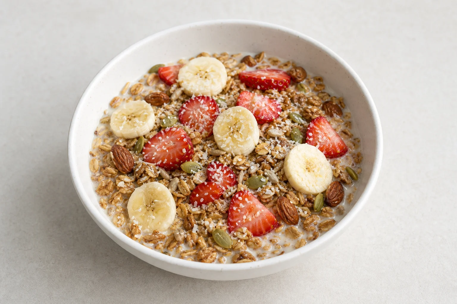 Vegan granola bowl