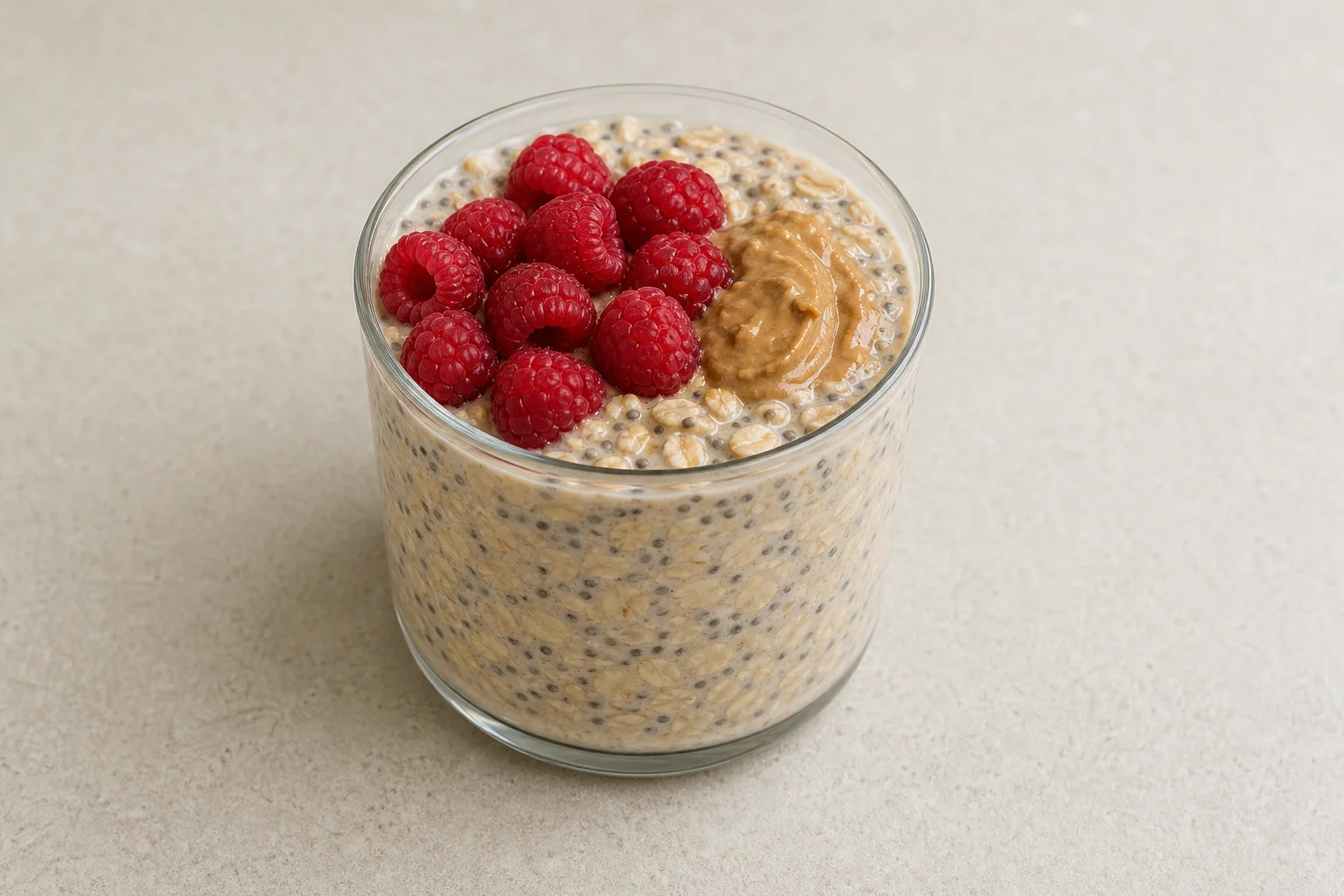 Vegan protein overnight oats
