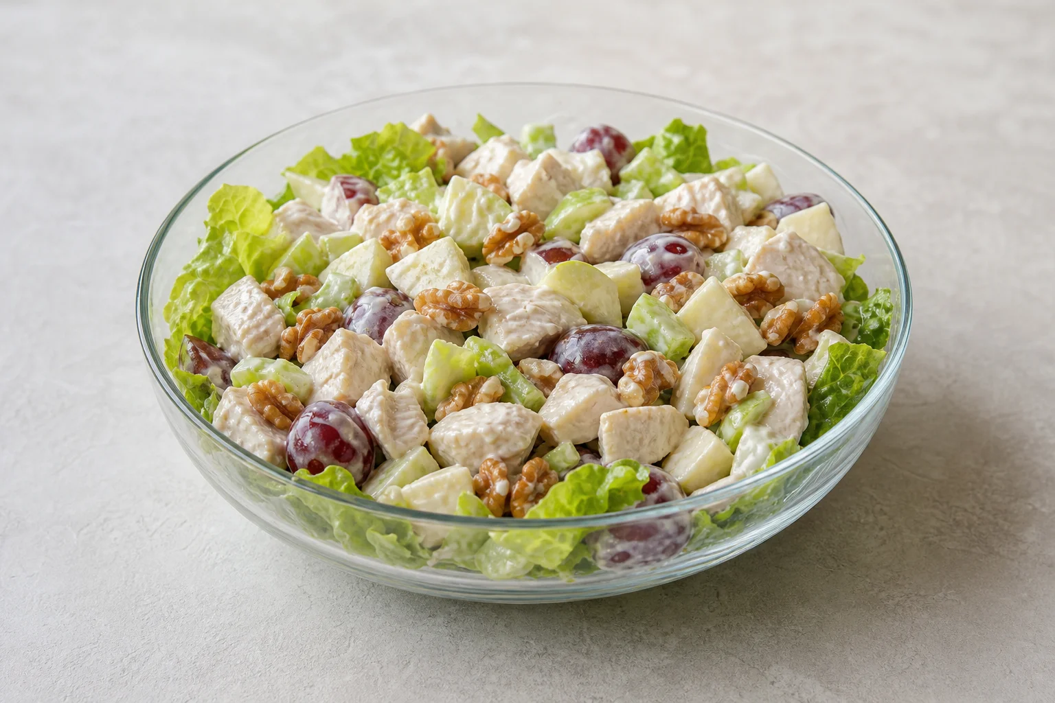Waldorf salad with chicken
