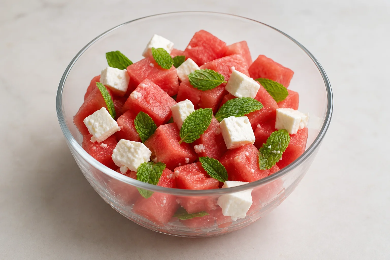 Watermelon and feta