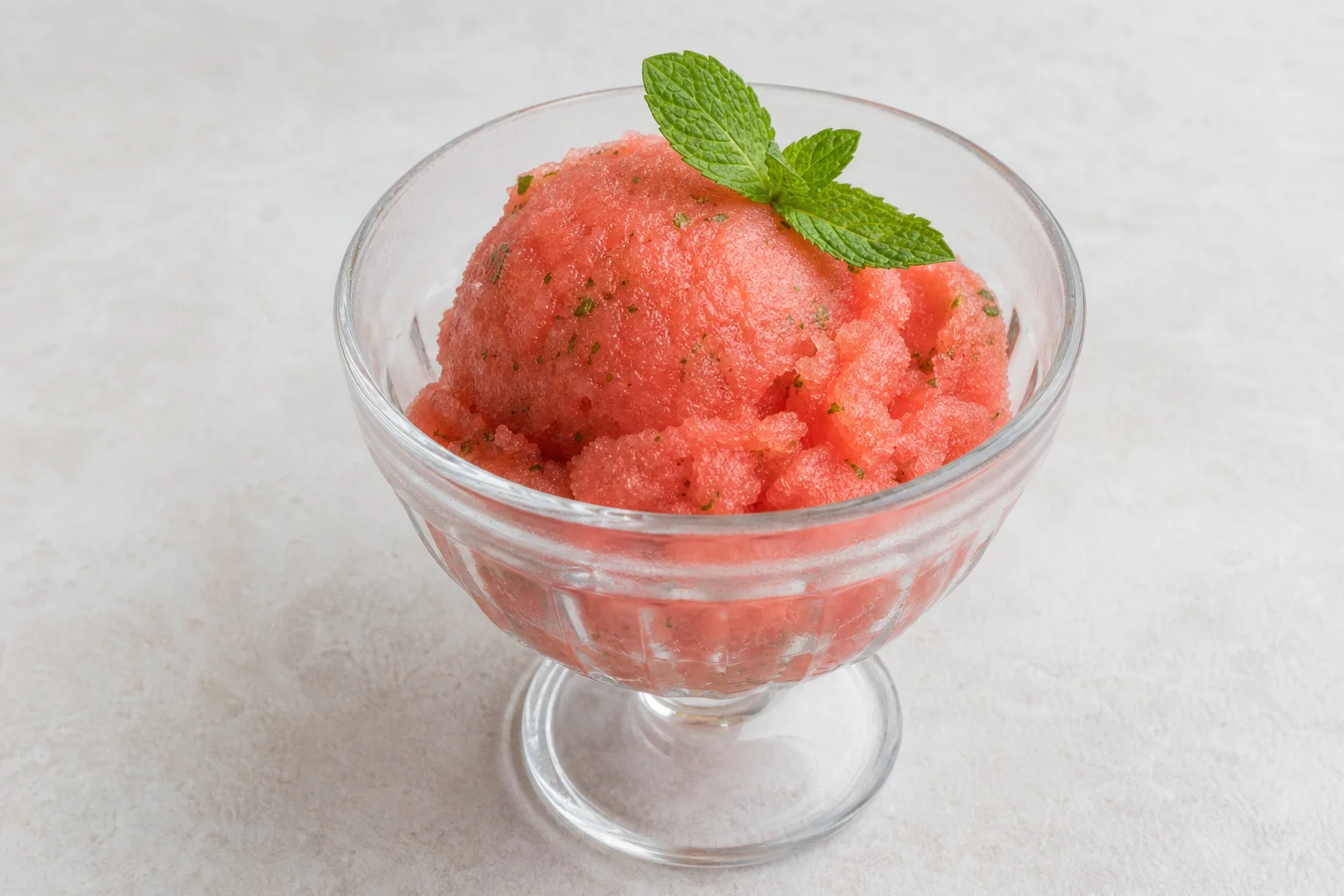 Watermelon mint sorbet